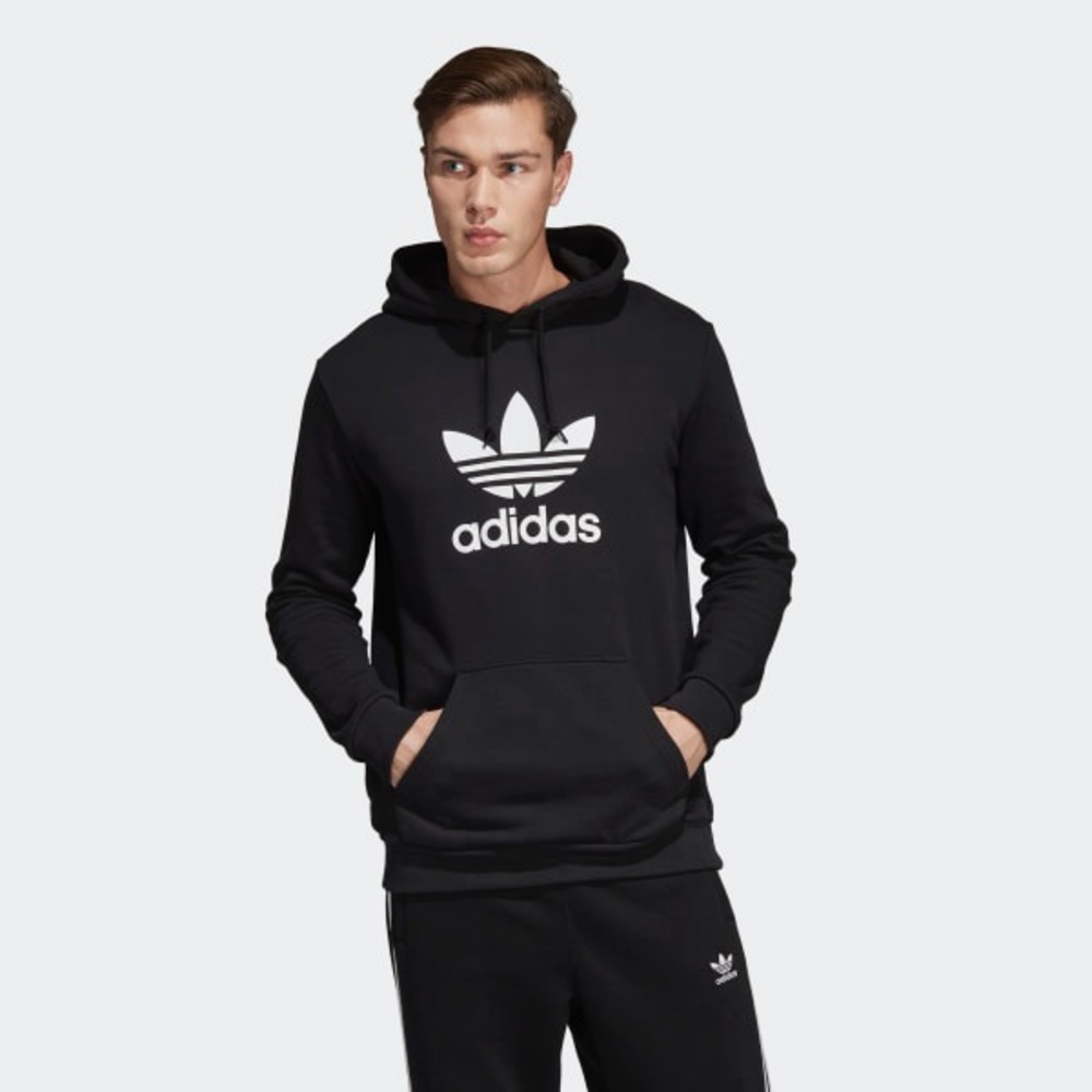 Adidas Trefoil Hoodie Black